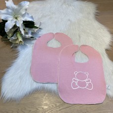 Slab teddybeer roze (Duo pack)