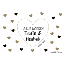 Kraskaart Jullie worden Tante & Nonkel!